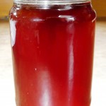 Look at that beautiful rosy glow! Crab Apple Jelly