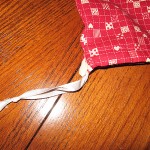 13 If you’re not using a spring stop toggle, tie the cord ends together into a tight knot and you’re finished!